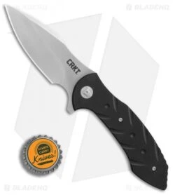 CRKT Ochs Terrestrial Liner Lock Knife Black G-10 (3.3" Satin) 5370 9 CRKT Ochs Terrestrial Liner Lock Knife Black G-10 (3.3" Satin) 5370 -Swiz Knives Shop CRKT Terrestrial Black G10 satin BHQ 76680 er bottlecap