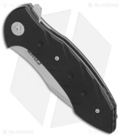 CRKT Ochs Terrestrial Liner Lock Knife Black G-10 (3.3" Satin) 5370 8 CRKT Ochs Terrestrial Liner Lock Knife Black G-10 (3.3" Satin) 5370 -Swiz Knives Shop CRKT Terrestrial Black G10 satin BHQ 76680 er spine