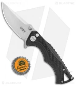 CRKT Tighe BT Fighter Compact Plunge Lock Knife Black GRN (2.875" SW) 5220 9 CRKT Tighe BT Fighter Compact Plunge Lock Knife Black GRN (2.875" SW) 5220 -Swiz Knives Shop CRKT Tighe BT Fighter Compact Plunge Lock Black GRN SW 5220 BHQ 103933 jr bottlecap