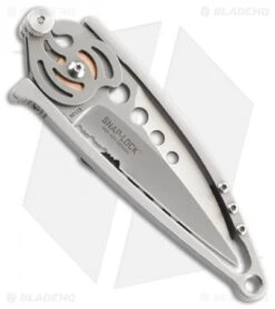 CRKT Van Hoy Snap Lock Folding Knife (2.5" Bead Blast Serr) 5112N -Swiz Knives Shop CRKT snap lock serrated 5112N BHQ 51825 er side