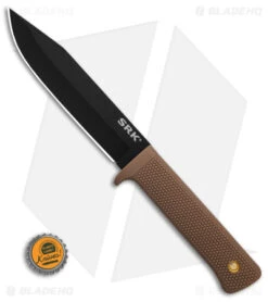 Cold Steel SRK Search Rescue Fixed Blade Knife Tan Polymer (6" Black ) 9 Cold Steel SRK Search Rescue Fixed Blade Knife Tan Polymer (6" Black ) -Swiz Knives Shop Cold Steel SRK Search Rescue FB Knife Tan Polymer 6in Black BHQ 158054 td size