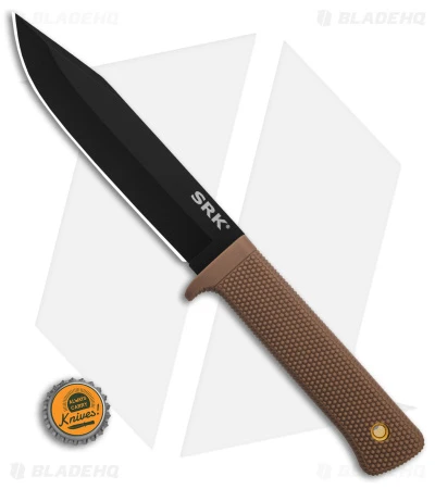 Cold Steel SRK Search Rescue Fixed Blade Knife Tan Polymer (6" Black ) 6 Cold Steel SRK Search Rescue Fixed Blade Knife Tan Polymer (6" Black ) - Image 4