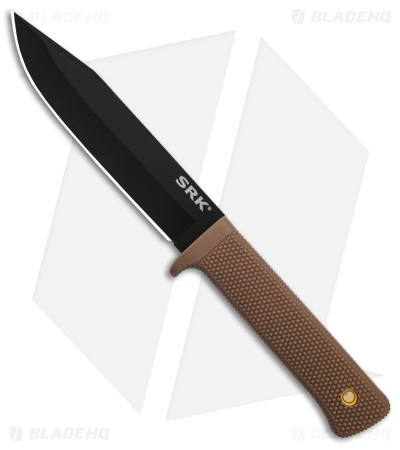 Cold Steel SRK Search Rescue Fixed Blade Knife Tan Polymer (6" Black ) 3 Cold Steel SRK Search Rescue Fixed Blade Knife Tan Polymer (6" Black )