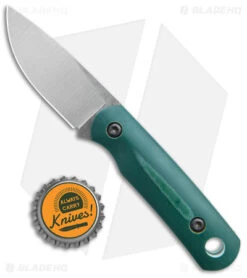 Cypress Creek Knives Copperhead Fixed Blade Knife Green G-10 (2.9" Satin) -Swiz Knives Shop Cypress Creek Knives Copperhead Fixed Blade Forest Green G 10 Satin BHQ 141987 jr bottlecap