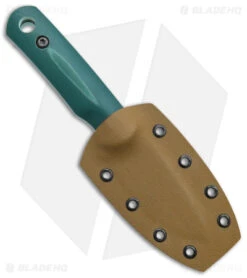 Cypress Creek Knives Copperhead Fixed Blade Knife Green G-10 (2.9" Satin) -Swiz Knives Shop Cypress Creek Knives Copperhead Fixed Blade Forest Green G 10 Satin BHQ 141987 jr sheath