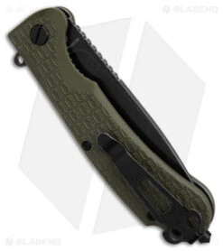 Daggerr Discover Knives Wocket Liner Lock Knife Olive FRN (3.5" Black) -Swiz Knives Shop Daggerr Discover Knives Wocket Liner Lock Knife Olive FRN 3in Black BHQ 180549 td side