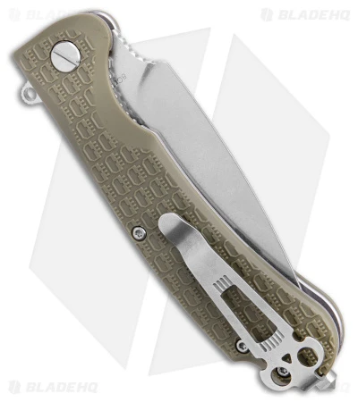 Daggerr Discover Knives Wocket Liner Lock Knife Olive FRN (3.5" Stonewash) 4 Daggerr Discover Knives Wocket Liner Lock Knife Olive FRN (3.5" Stonewash) - Image 3