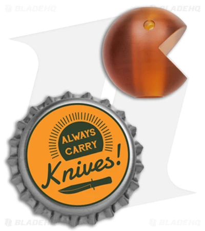 Damned Designs Amber Ultem Pac-Man Bead 6 Damned Designs Amber Ultem Pac-Man Bead - Image 4