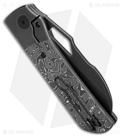 Divo Knives Stout Frame Lock Knife Titanium/Aluminum Foil Carbon Fiber (3" BW) 5 Divo Knives Stout Frame Lock Knife Titanium/Aluminum Foil Carbon Fiber (3" BW) - Image 3