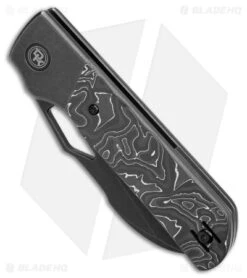 Divo Knives Stout Frame Lock Knife Titanium/Aluminum Foil Carbon Fiber (3" BW) 10 Divo Knives Stout Frame Lock Knife Titanium/Aluminum Foil Carbon Fiber (3" BW) -Swiz Knives Shop Divo Knives Stout FL Ti Aluminum Foil CF Black Wash BHQ 176275 jr spine
