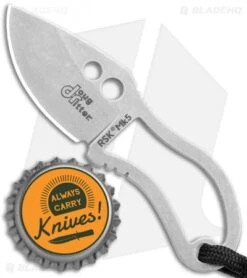 CRKT Doug Ritter RSK Mk5 Survival Fixed Blade Knife (1.8" Stonewash) DRMK5 -Swiz Knives Shop Doug Ritter RSK MK5 BHQ 121202 jr bottlecap