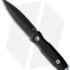 EOS Mini Thresher Fixed Blade Knife Black G-10 Blue Spike (3" Black) -Swiz Knives Shop EOS Mini Thresher Black Black Blue Point BHQ 124667 jr