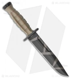 Extrema Ratio MK2.1 Desert Warfare Fixed Blade Knife Tan Forprene (7" Tan Camo)