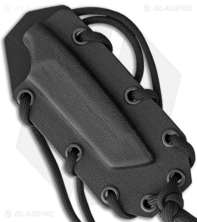 Extrema Ratio N.K.3 Fixed Blade Tanto Neck Knife (2.75" Black) 4 Extrema Ratio N.K.3 Fixed Blade Tanto Neck Knife (2.75" Black) - Image 2
