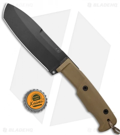 Extrema Ratio Selvan Fixed Blade Knife Desert Tan W/ Sheath (6.25" Black) 6 Extrema Ratio Selvan Fixed Blade Knife Desert Tan W/ Sheath (6.25" Black) - Image 4