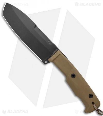 Extrema Ratio Selvan Fixed Blade Knife Desert Tan W/ Sheath (6.25" Black) 3 Extrema Ratio Selvan Fixed Blade Knife Desert Tan W/ Sheath (6.25" Black)
