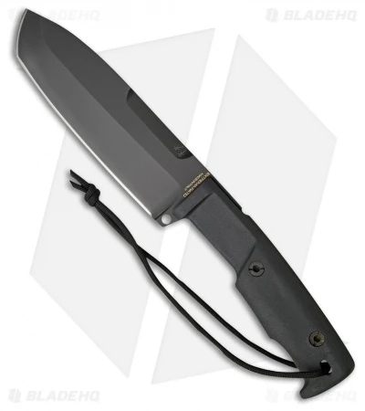 Extrema Ratio Selvan Fixed Blade Knife Black Polymer + OD Sheath (6.25" Black) -Swiz Knives Shop Extrema Ratio Selvan OD Green Forprene black BHQ 46488 er