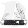 GEC Tidioute Cutlery Johnny On The Spot Pocket Knife Black Texdel (2.65" Satin)