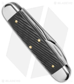 GEC Tidioute Cutlery Johnny On The Spot Pocket Knife Black Texdel (2.65" Satin) -Swiz Knives Shop GEC Tidioute Cutlery Johnny On the Spot Pocket Knife Black Texdel Satin BHQ 172987 jr side