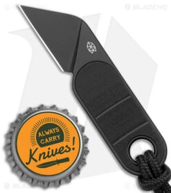 James Brand The Abbey Fixed Blade Knife Black Vinyl (1.2" Black) 9 James Brand The Abbey Fixed Blade Knife Black Vinyl (1.2" Black) -Swiz Knives Shop James Brand The Abbey Fixed Blade Black Vinyl Black BHQ 176303 jr bottlecap