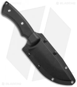 Ka-Bar IFB Drop Point Fixed Blade Knife Black G-10 (4.8" Black) 5350 -Swiz Knives Shop Ka Bar IFB Fixed Blade Black G 10 Black 5350 BHQ 120899 jr sheath