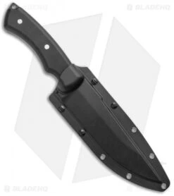 Ka-Bar IFB Trail Point Fixed Blade Knife Black G-10 (6.1" Black) 5351 -Swiz Knives Shop Ka Bar IFB Trail Point Fixed Blade Black G 10 Black 5351 BHQ 120900 jr sheath