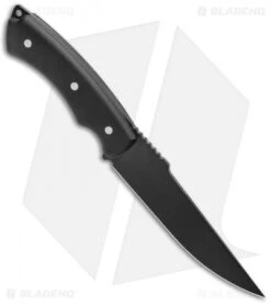 Ka-Bar IFB Trail Point Fixed Blade Knife Black G-10 (6.1" Black) 5351 -Swiz Knives Shop Ka Bar IFB Trail Point Fixed Blade Black G 10 Black 5351 BHQ 120900 jr spine