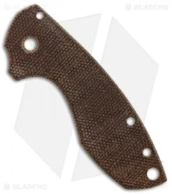 Karbadize CRKT Pilar Replacement Scale - Natural Canvas Micarta