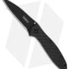 Kershaw Leek Assisted Opening Knife Glow Carbon Fiber (3" Black) 1660GLCFBLK -Swiz Knives Shop Kershaw Leek Glow Scales Black 1660GLCFBLK BHQ 105133 jr