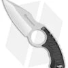 Kilimanjaro Stretta Drop Point Neck Knife Black Rubber (3.125" Satin) 910106 -Swiz Knives Shop Kilimanjaro Stretta DP Black Rubber Satin BHQ 55363 jr
