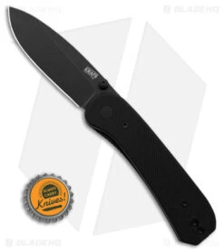 KNAFS Lander EDC Liner Lock Knife Fast Swap Scales Black G-10 (2.75" Black) -Swiz Knives Shop Knafs Co Lander EDC LLK Fast Swap Scales Black G10 2in Black BHQ 147366 td size