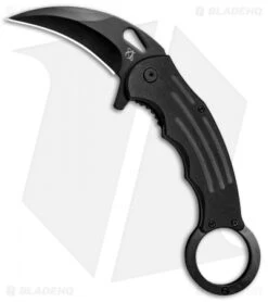 Mantis Karambit Spring Assisted Knife Black G-10 (2.75" Black)