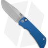 McNees Knives MAC2 AutoMac Knife Blue Aluminum (3.5" Stonewash MagnaCut) -Swiz Knives Shop McKnees Knives MAC2 Auto Blue MagnaCut BHQ 176219 jr