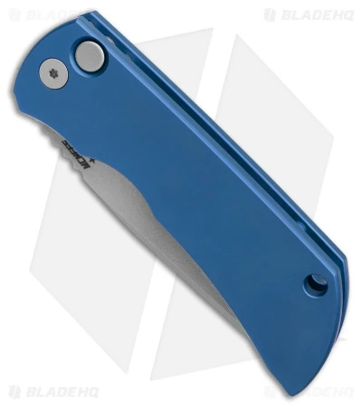 McNees Knives MAC2 AutoMac Knife Blue Aluminum (3.5" Stonewash MagnaCut) 4 McNees Knives MAC2 AutoMac Knife Blue Aluminum (3.5" Stonewash MagnaCut) - Image 2