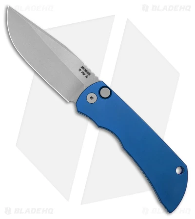 McNees Knives MAC2 AutoMac Knife Blue Aluminum (3.5" Stonewash MagnaCut) 3 McNees Knives MAC2 AutoMac Knife Blue Aluminum (3.5" Stonewash MagnaCut)