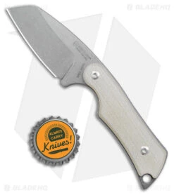 Mercury Kali Sheepsfoot Mini Fixed Blade Knife Natural G10 (2.50" SW) -Swiz Knives Shop Mercury Kali Sheeps Foot Mini Fixed Blade Natural G 10 SW BHQ 179595 jr bottlecap