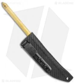 Microtech TAC-P Gold Tactical Spike 112-1TINS -Swiz Knives Shop Microtech TAC P Gold Tactical Spike 112 1 TINS BHQ 135910 jr sheath