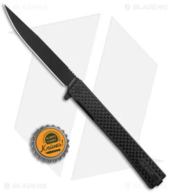 Ocaso Solstice Liner Lock Knife Carbon Fiber (3.5" Black) -Swiz Knives Shop Ocaso Solstice CF Black BHQ 178301 jr bottlecap
