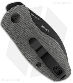 Olight Oknife Parrot Liner Lock Knife Black Micarta (2.6" Black) 8 Olight Oknife Parrot Liner Lock Knife Black Micarta (2.6" Black) -Swiz Knives Shop Olight Oknife Parrot Black BHQ 165111 jr side