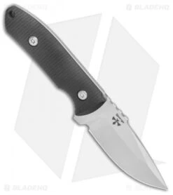 Pro-Tech George SBR Fixed Blade Knife Black G-10 (3.25" Satin) Leather Sheath 7 Pro-Tech George SBR Fixed Blade Knife Black G-10 (3.25" Satin) Leather Sheath -Swiz Knives Shop Pro Tech George SBR Fixed Blade Black G 10 Satin BHQ 126221 jr spine