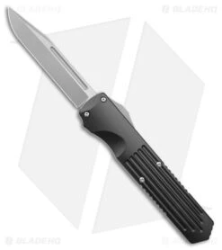 Prometheus Design Audax OTF Automatic Knife Dark Gray (3.5" Bead Blast)