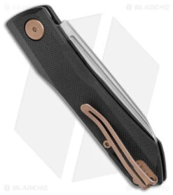 Real Steel Solis Slip Joint Lite Black G10 (3" Satin) -Swiz Knives Shop Real Steel Solis Lite Black Satin BHQ 176672 jr side