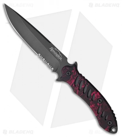 Remington F.A.S.T. Fixed Blade Knife Red (5.5" Black Serr) 3 Remington F.A.S.T. Fixed Blade Knife Red (5.5" Black Serr)