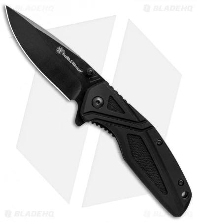Smith & Wesson Liner Lock Folding Knife Black (3" Black) 1084308 3 Smith & Wesson Liner Lock Folding Knife Black (3" Black) 1084308
