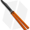 Squid Industries Krake Raken Bowie V2.5 Balisong Knife Orange (4.5" Inked) -Swiz Knives Shop Squid Industries Krake Raken Bowie V2.5 Balisong Orange Inked BHQ 178861 jr