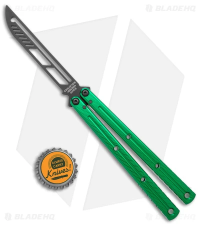 Squid Industries Krake Raken Butterfly Balisong Trainer V2.5 Inked Green (Inked) 6 Squid Industries Krake Raken Butterfly Balisong Trainer V2.5 Inked Green (Inked) - Image 4
