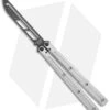 Squid Industries Krake Raken Butterfly Balisong Trainer V2.5 Silver (Inked) -Swiz Knives Shop Squid Industries Krake Raken Butterfly Balisong Trainer V2.5 Inked Silver Black BHQ 175170 jr