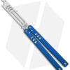 Squid Industries Mako V4.5 Bottle Opener Balisong Trainer Blue (4.3" SW) -Swiz Knives Shop Squid Industries Mako V4.5 Bottle Opener Balisong Trainer Blue SW BHQ 177932 jr
