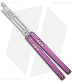 Squid Industries Mako V4.5 Bottle Opener Balisong Trainer Pink (4.3" SW)