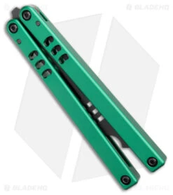Squid Industries Mako V4.5 Bottle Opener Trainer Inked Green (4.3" Black) -Swiz Knives Shop Squid Industries Mako V4.5 Bottle Opener Trainer Inked Green Black BHQ 177515 jr side